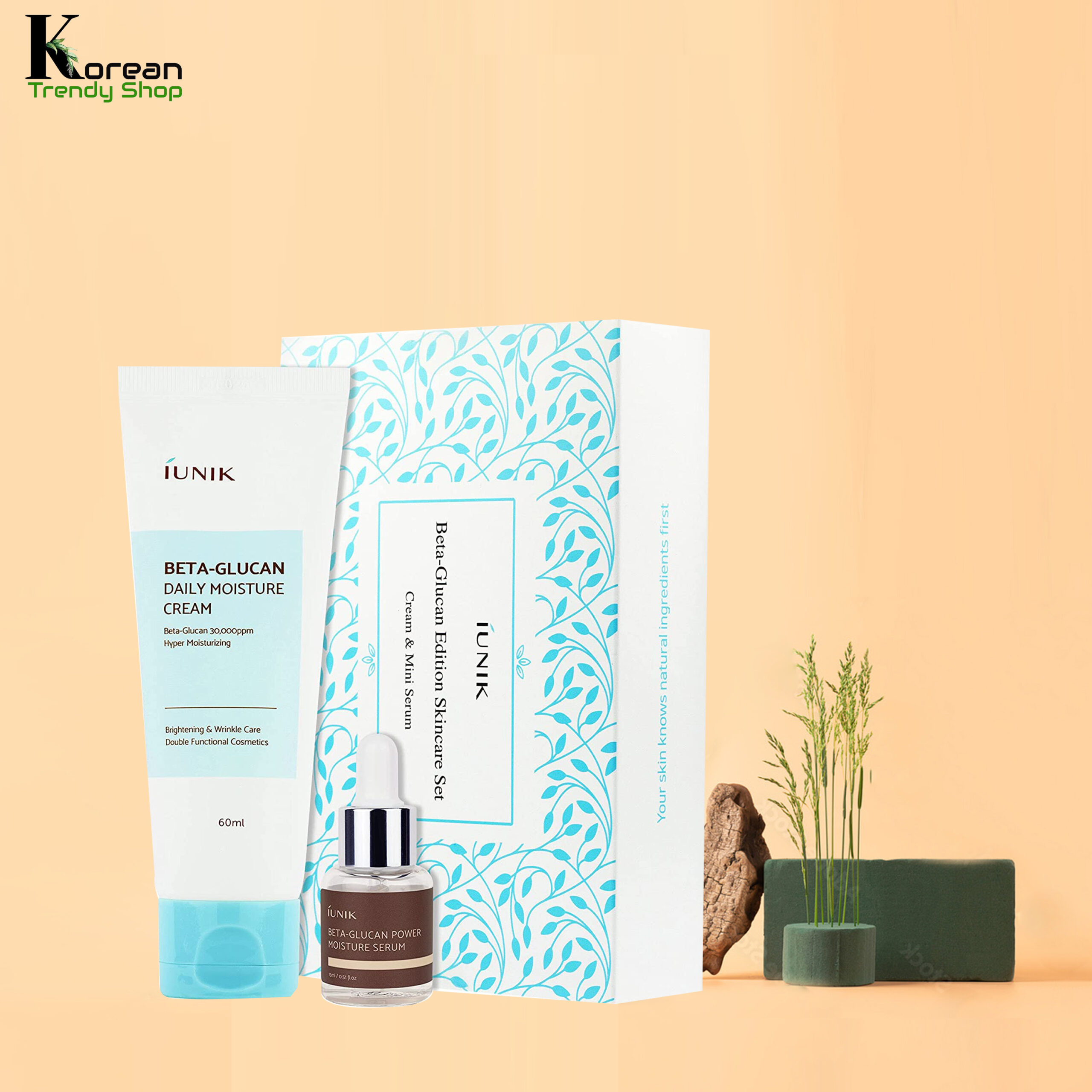 IUNIK Beta Glucan Edition Skincare Set Korean Trendy Shop