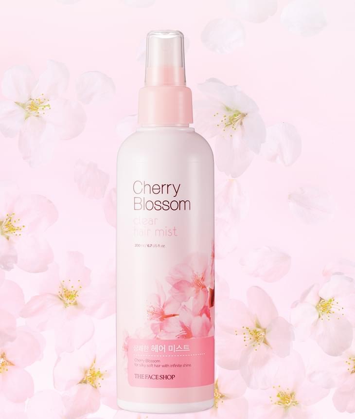 The Face Shop Cherry Blossom Clear Hair Mist – Korean Trendy Shop